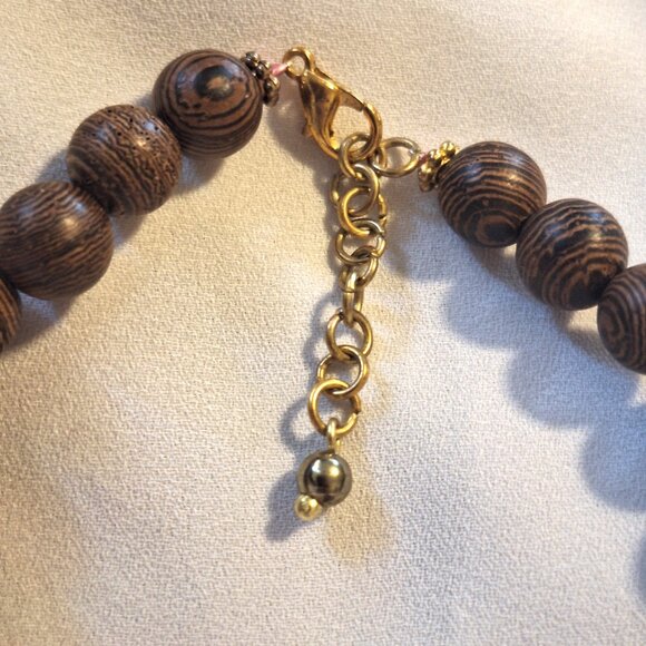 Artisan Handmade Rose Quartz Lava Stone Diffuser Beaded Bracelet - Picture 4 of 5